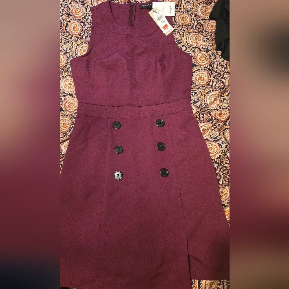 Banana Republic Deep Purple Petite Dress